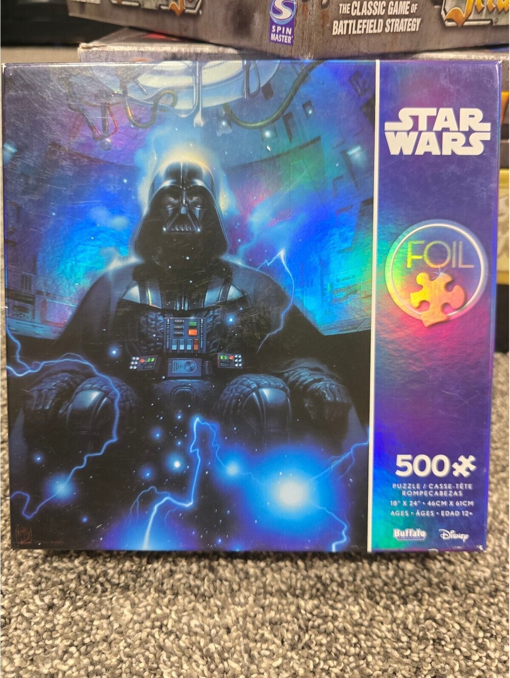 Star Wars Foil 500 Piece Puzzle Featuring Darth Vader